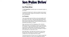 Desktop Screenshot of ionpulsedrive.com